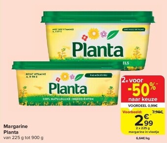 Carrefour Margarine planta aanbieding
