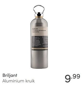 Baby & Tiener Briljant aluminium kruik aanbieding