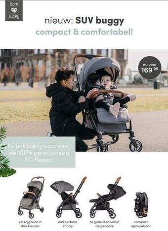 Baby & Tiener Suv buggy compact + comfortabel! aanbieding