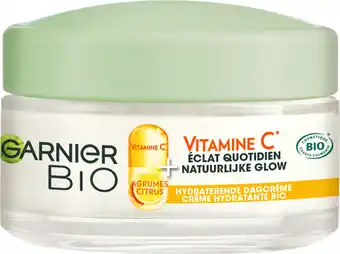 Bol.com Garnier bio hydraterende dagcrème met vitamine c* - 50ml aanbieding