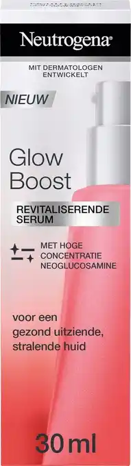 Bol.com Neutrogena glow boost revitalizing serum, revitaliserend serum met neoglucosamine tegen eerste tekenen van huidveroudering, r aanbieding
