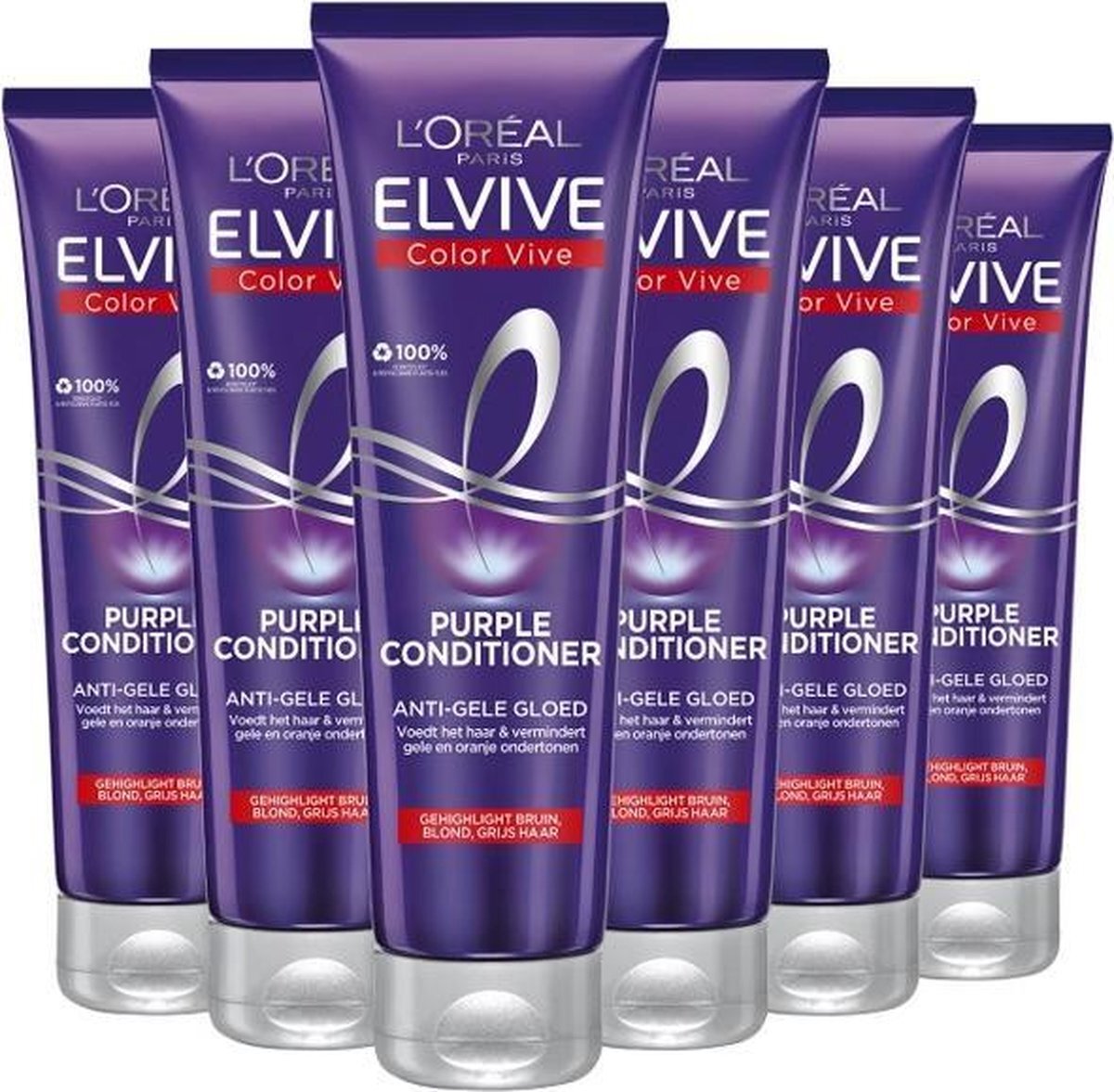 L’oréal paris elvive color vive purple conditioner voordeelverpakking