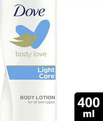 Dove body love light care bodylotion 400 ml