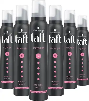Bol.com Taft - power cashmere mousse - haarstyling - haarmousse - voordeelverpakking - 6 x 200 ml aanbieding