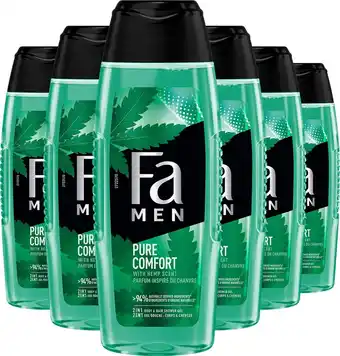 Bol.com Fa men pure hemp - man - douchegel - voordeelverpakking - 6 x 250 ml aanbieding