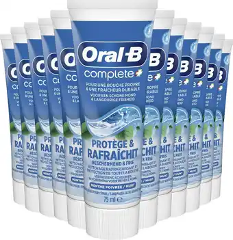 Bol.com Oral-b complete plus - protect & fresh - tandpasta - voordeelverpakking 12 x 75 ml aanbieding