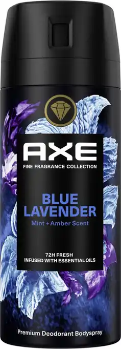 Bol.com Axe fine fragrance collection blue lavender - premium deodorant bodyspray - 150 ml aanbieding