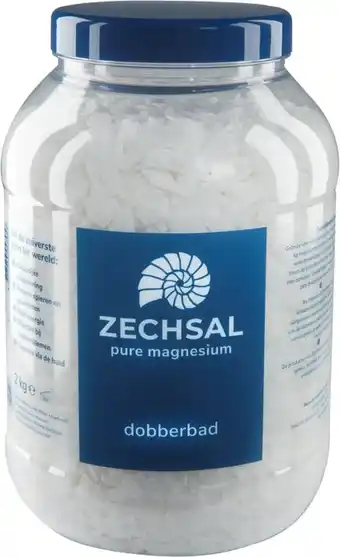 Zechsal magnesium dobberbad - badmiddel - 2 kg - pure magnesium badkristallen (47% concentratie) - optimale magnesium opname