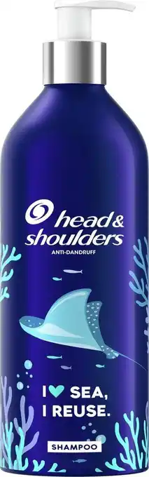 Bol.com Head & shoulders classic anti-roos shampoo – gevulde navulbare aluminium fles - 430 ml aanbieding