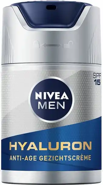 Bol.com Nivea men anti-age hyaluron gezichtcrème - spf 15 - 50ml aanbieding