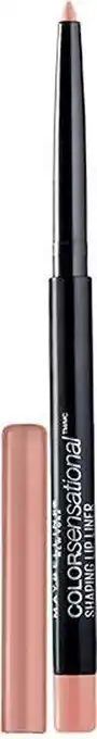 Bol.com Maybelline - color sensational shaping lip liner - 10 nude whisper - lippenpotlood aanbieding