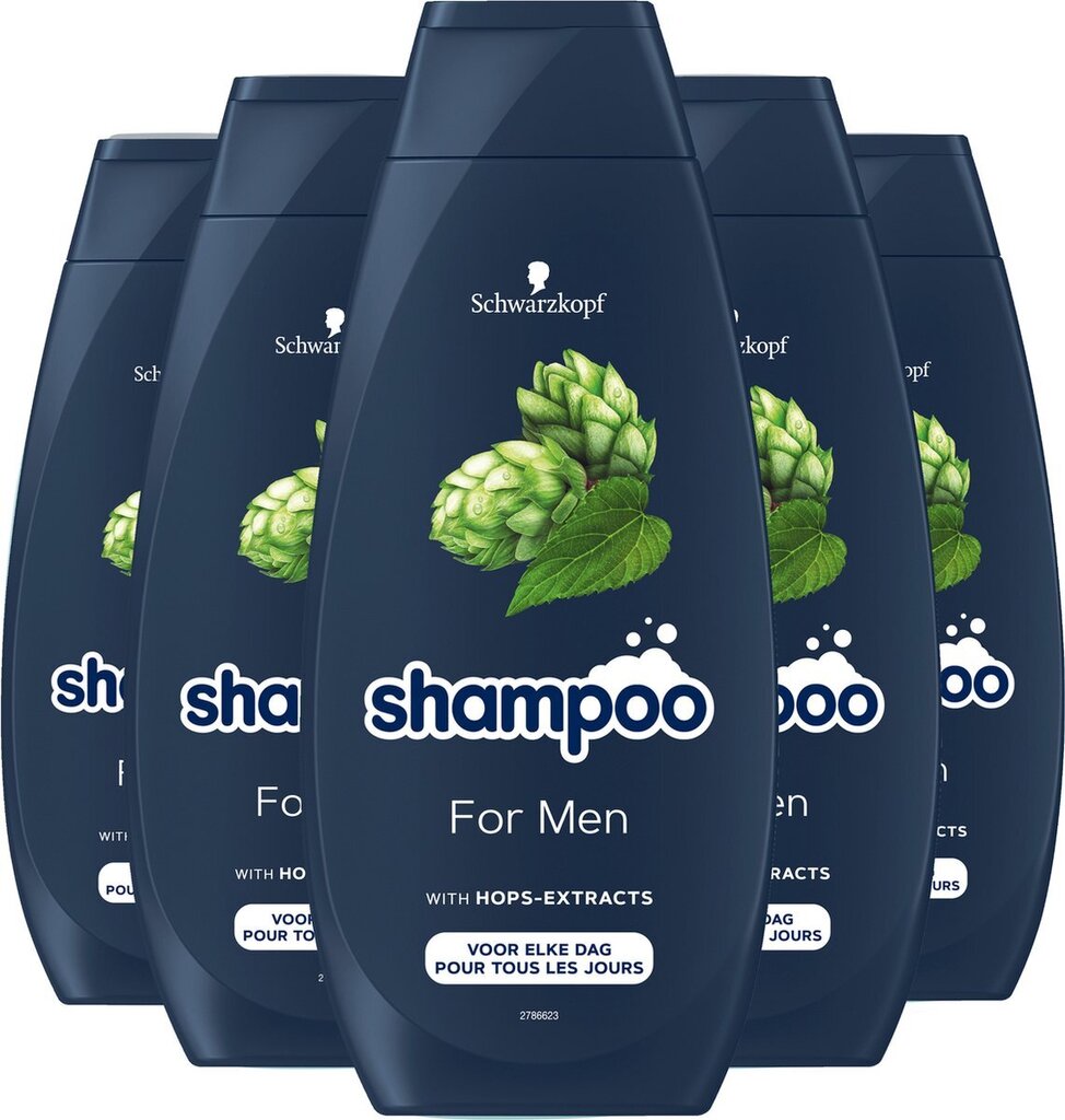 Bol.com Schwarzkopf for men shampoo 5x 400ml aanbieding