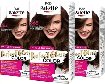 Bol.com Poly palette perfect gloss 365 pure chocolade - 3 stuks - grootverpakking aanbieding
