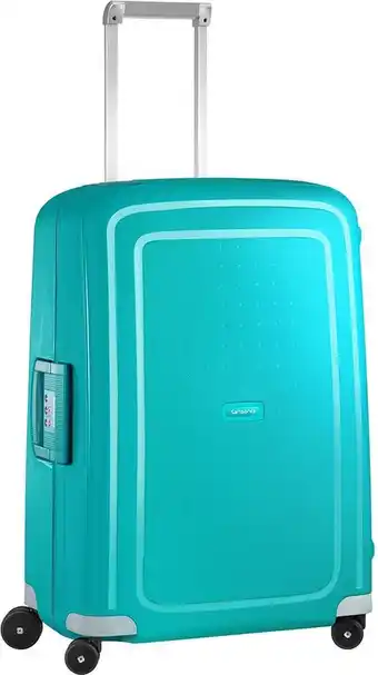 Bol.com Samsonite reiskoffer - s'cure spinner 69/25 (medium) turquoise aanbieding