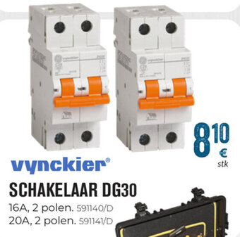 Vynckier Schakelaar DG30
