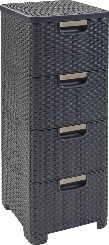 Bol.com Curver style ladesysteem - 4x 14l - antraciet aanbieding