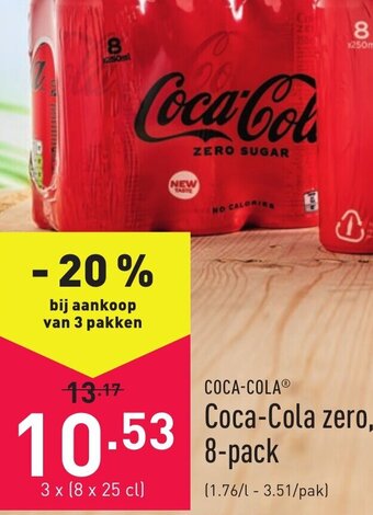 ALDI Coca-Cola zero aanbieding