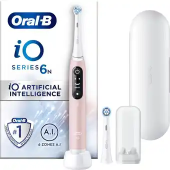 Bol.com Oral-b io 6n - elektrische tandenborstel - roze aanbieding