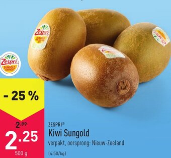ALDI ZESPRI Kiwi sungold 500g aanbieding