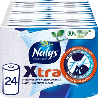 Bol.com Nalys xtra keukenpapier 2x12 rollen aanbieding