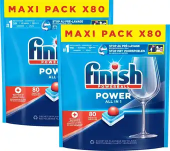 Bol.com Finish power all in one regular vaatwastabletten - 160 stuks aanbieding