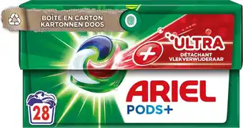 Bol.com Ariel wasmiddel pods + ultra vlekverwijderaar - 28 wasbeurten aanbieding