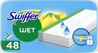 Swiffer vloerreiniger - vochtige vloerdoekjes - geur van citrus fresh - voordeelverpakking 2 x 24 doekjes