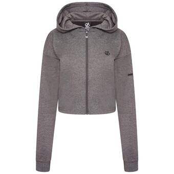 Decathlon Lounge about crop wandelhoodie voor dames - grijs aanbieding