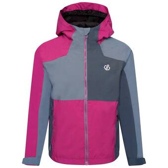Decathlon In the lead iii waterdichte wandeljas voor kinderen - roze aanbieding