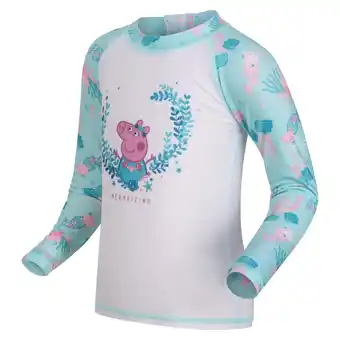Decathlon Peppa pig rash suit set voor kinderen - lichtblauw aanbieding