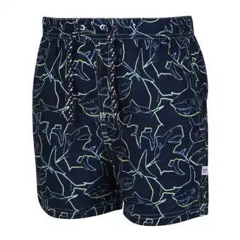 Decathlon Skander ii zwembroek voor jongens - marineblauw aanbieding