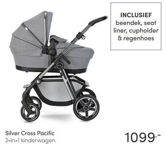 Baby & Tiener Silver cross pacific 2-in-1 kinderwagen aanbieding