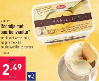 Roomijs met bourbonvanille 2.5liter