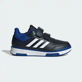 Decathlon Kindersneakers tensaur met klittenband zwart/blauw aanbieding