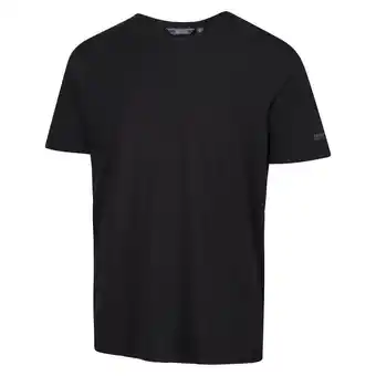 Decathlon Tait wandel-t-shirt met korte mouwen voor heren - zwart aanbieding