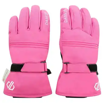 Decathlon Meisjes liveliness ski handschoenen (frambozenroos) aanbieding