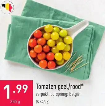 ALDI Tomaten gell/rood 350g aanbieding