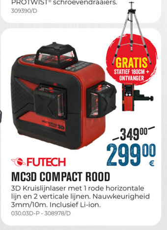 Futech MC3D Compact rood