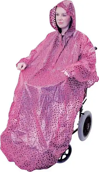 Bol.com Aidapt - rolstoel poncho - met mouwen - roze - one size fitts all aanbieding