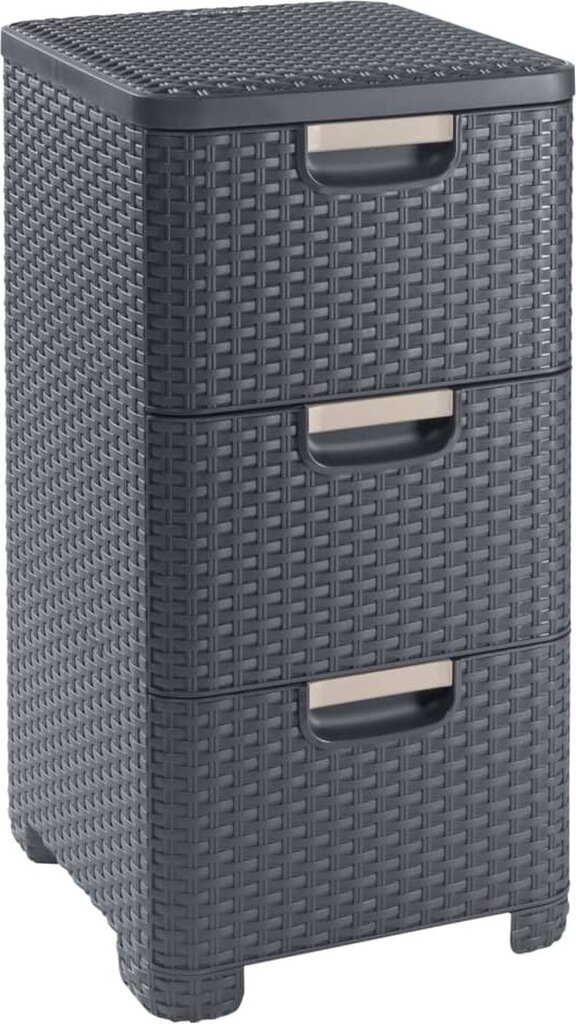 Bol.com Curver style ladesysteem - 3x14l - antraciet aanbieding