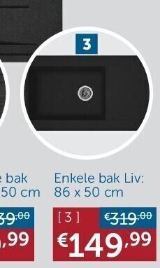 Zelfbouwmarkt Spoelbak nils aanbieding