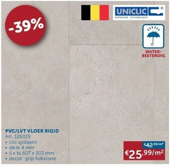 Zelfbouwmarkt Pvc/lvt vloer rigid aanbieding