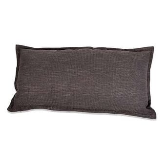 Leen Bakker Kussen Salvador - antracietkleur - 40x80 cm - Leen Bakker aanbieding