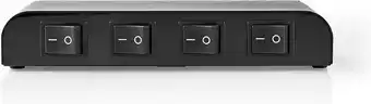 Bol.com Nedis speaker control box - 4-poorts poort(en) - klemmen - luidspreker impedantie: 4-16 ohm - maximale belasting per kanaal: aanbieding