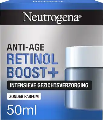 Bol.com Neutrogena® anti-ageing retinol boost+, intensieve gezichtsverzorging met zuivere retinol, parfumvrij, 50 ml aanbieding