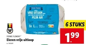 Lidl Eieren vrije uitloop aanbieding