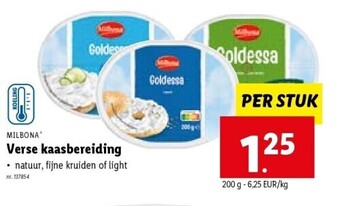 Lidl Verse kaasbereiding aanbieding