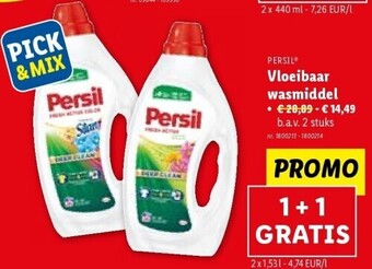 Lidl Vloeibaar wasmiddel aanbieding