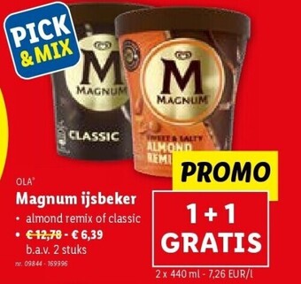 Lidl Magnum ijsbeker aanbieding