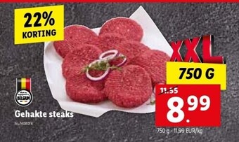 Lidl Gehakte steaks aanbieding